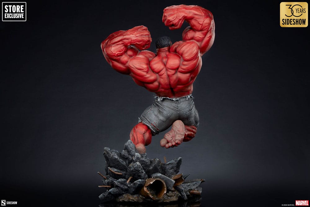 Marvel statuette Premium Format Red Hulk: Thunderbolt Ross 74 cm