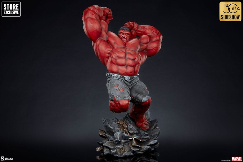 Marvel statuette Premium Format Red Hulk: Thunderbolt Ross 74 cm