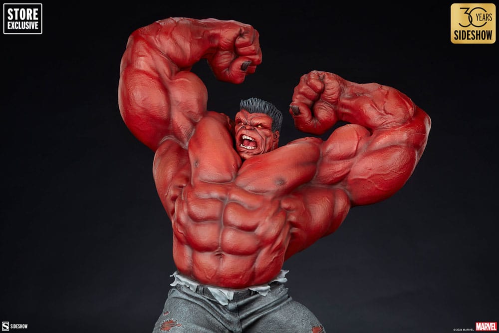 Marvel statuette Premium Format Red Hulk: Thunderbolt Ross 74 cm