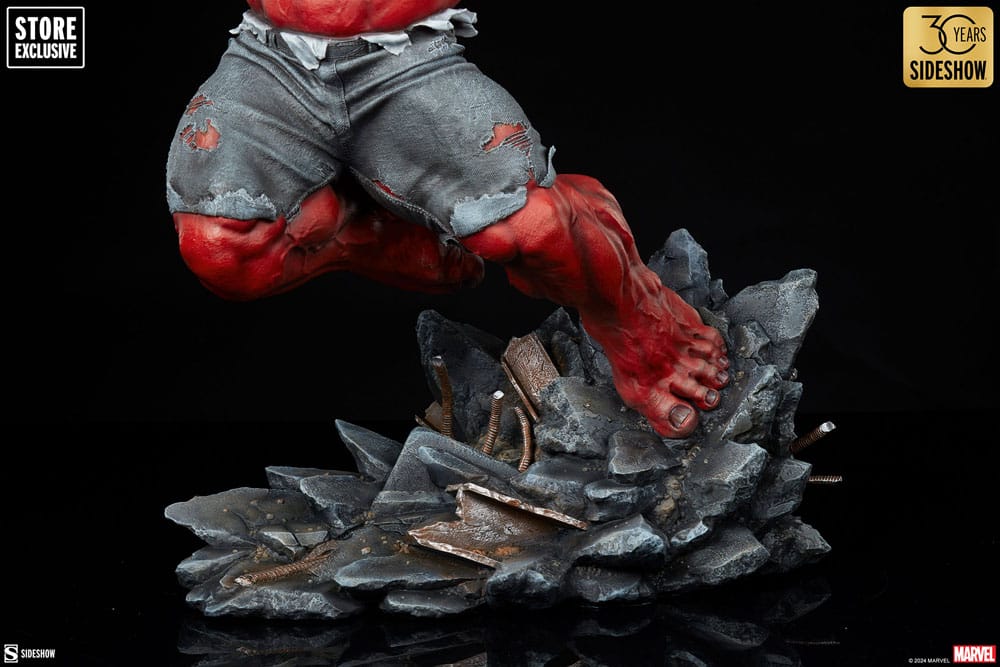 Marvel statuette Premium Format Red Hulk: Thunderbolt Ross 74 cm