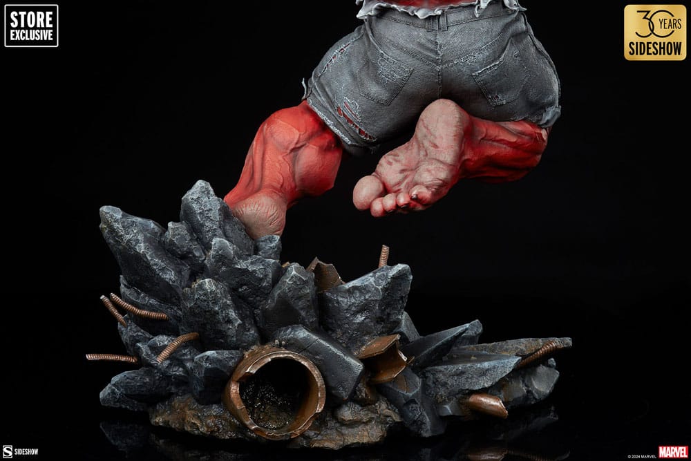 Marvel statuette Premium Format Red Hulk: Thunderbolt Ross 74 cm