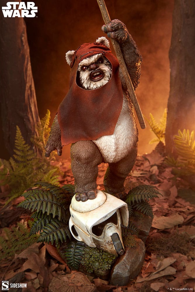 Star Wars, épisode VI : Le Retour du Jedi statuette Format Premium Wicket 46 cm