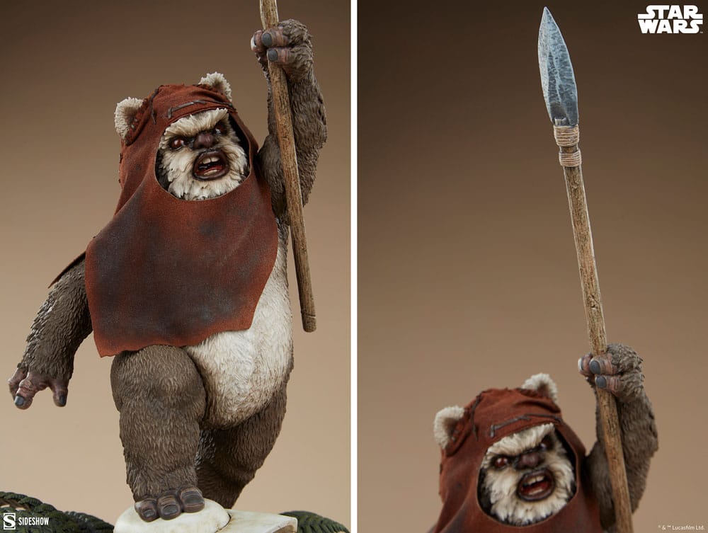 Star Wars, épisode VI : Le Retour du Jedi statuette Format Premium Wicket 46 cm