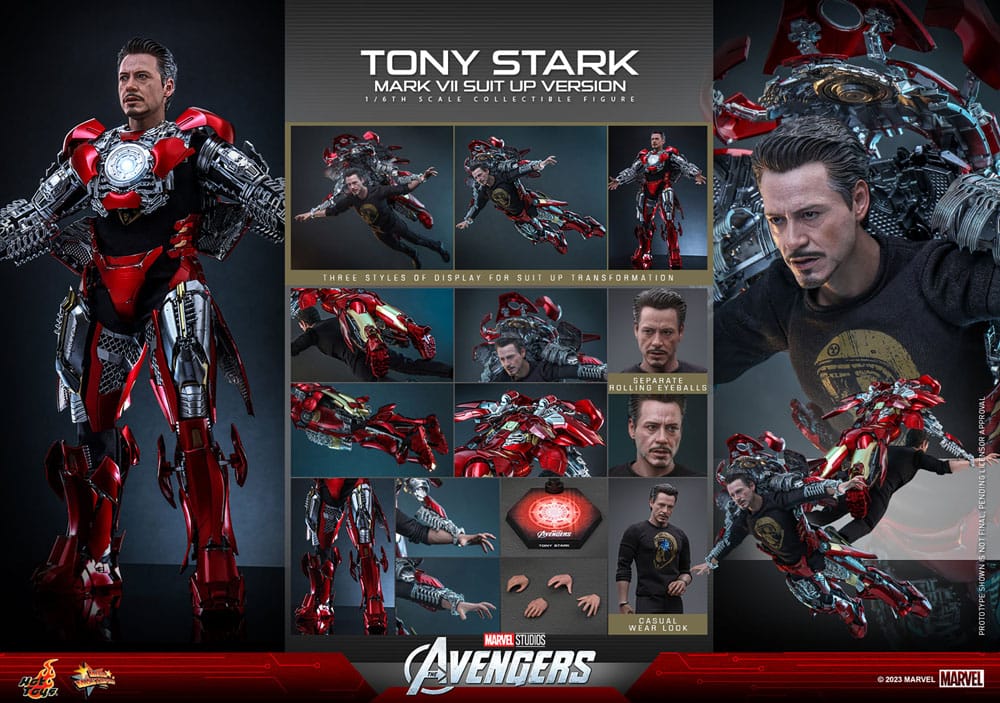 Avengers : Figurine Movie Masterpiece Iron Man Tony Stark 31 cm