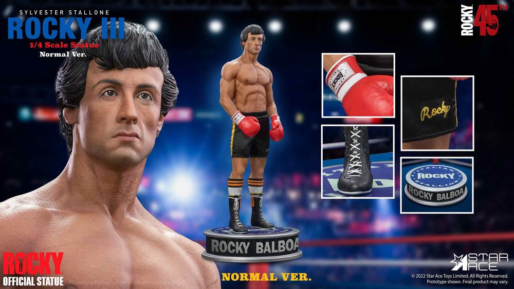 Rocky III : Statuette 1/4 Rocky Balboa 46 cm