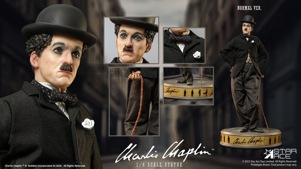Charlie Chaplin statuette 1/4 50 cm