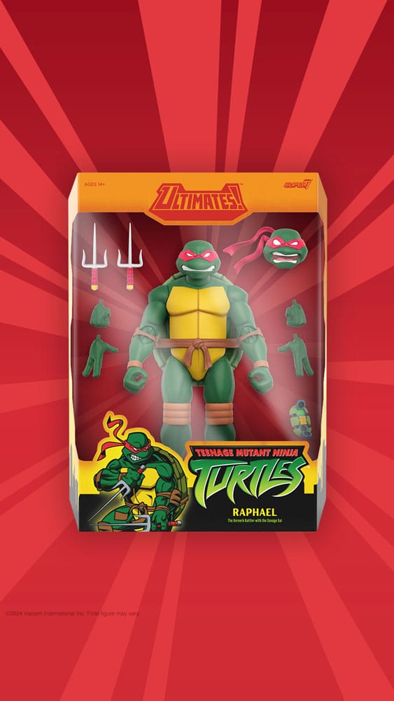 Teenage Mutant Ninja Turtles figurine Ultimates Wave 12 Raphael 18 cm