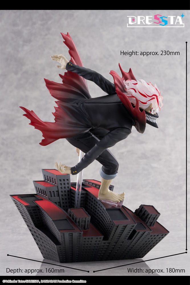Statuette Dandadan PVC Dressta Okarun Transformée 24 cm