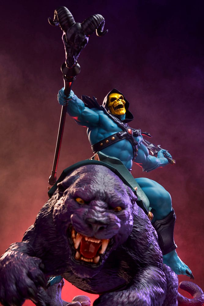 Masters of the Universe statuette Skeletor & Panthor Classic Deluxe 62 cm Statuettes Les Maîtres de l´Univers