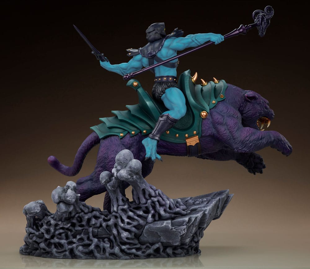 Masters of the Universe statuette Skeletor & Panthor Classic Deluxe 62 cm Statuettes Les Maîtres de l´Univers