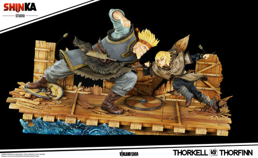 Vinland Saga : Thorkell vs Thorfinn en résine