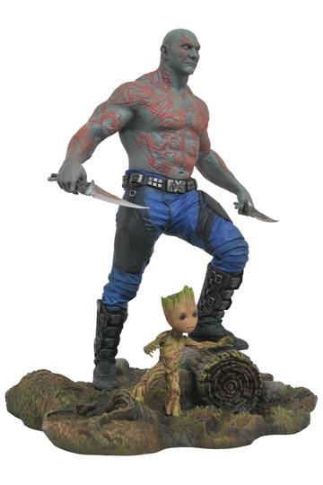 Les Gardiens de la Galaxie Vol. 2 Marvel Gallery : Statuette Drax & Baby Groot 25 cm