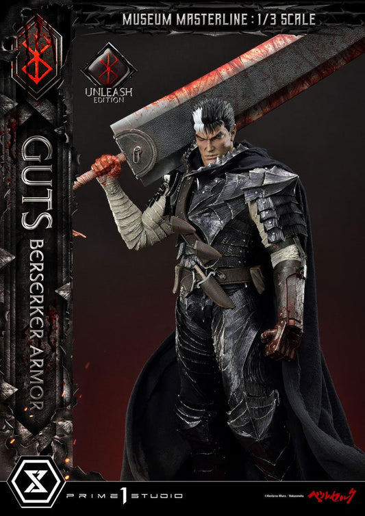 Berserk : Statuette Museum Masterline 1/3 Guts Berserker Armor Unleash Edition 121 cm