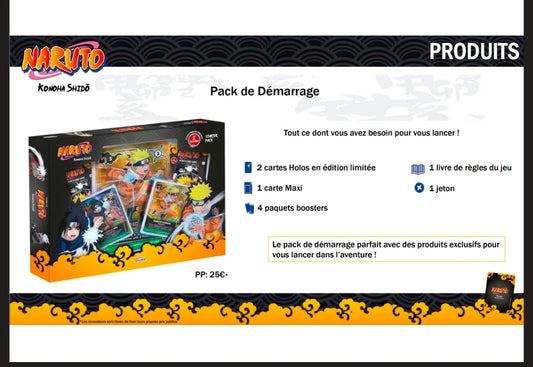 Deck de démarrage Naruto Mythos