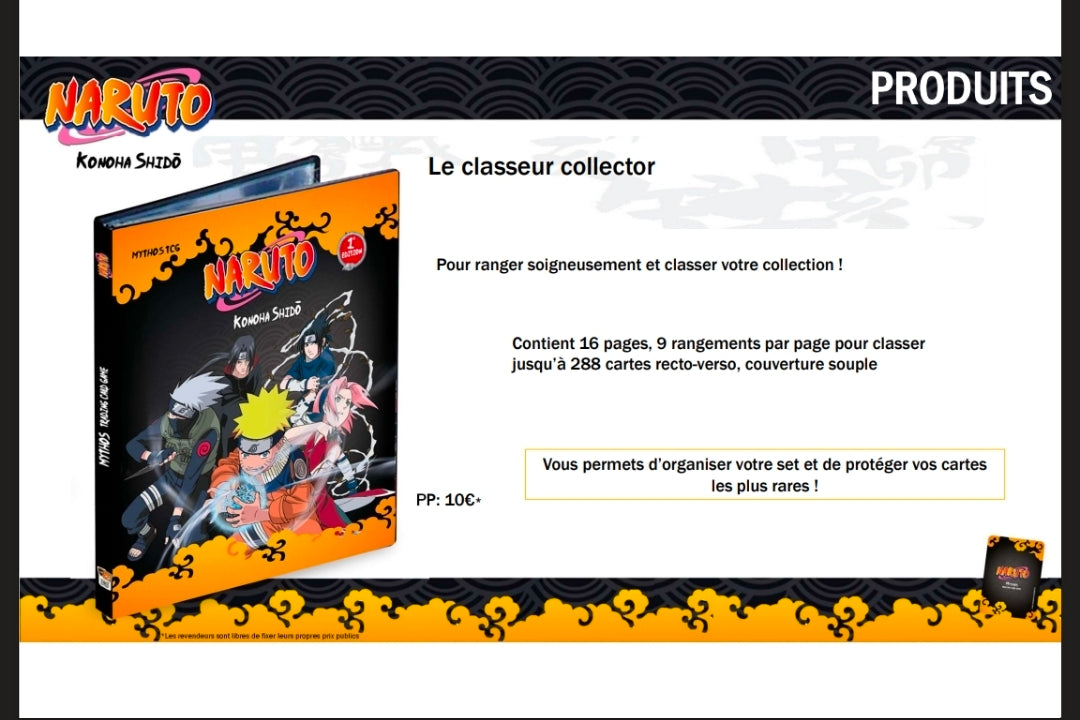 Classeur Naruto Mythos Édition 1