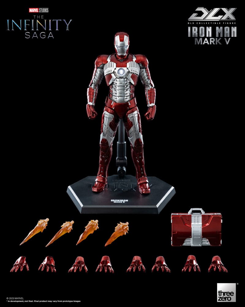 Infinity Saga figurine 1/12 DLX Iron Man Mark 5 17 cm