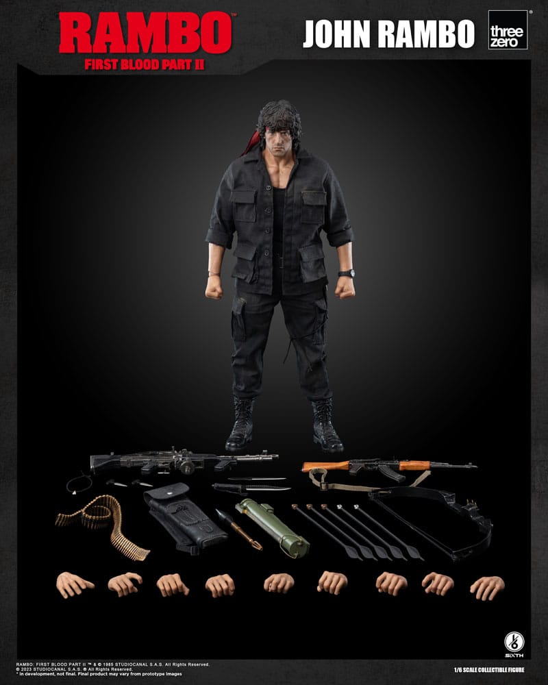 Rambo II figurine 1/6 John Rambo 30 cm