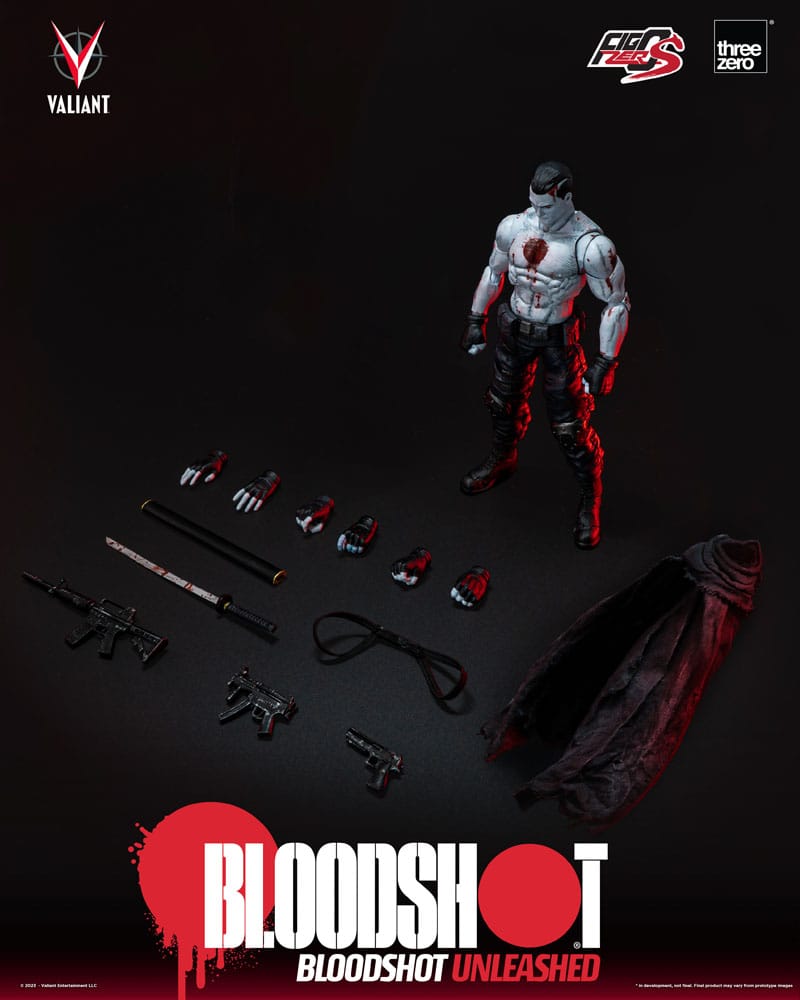 Valiant Comics figurine FigZero S 1/12 Bloodshot Unleashed 15 cm