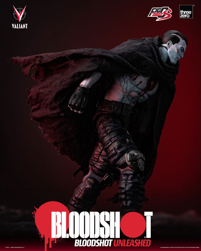 Valiant Comics figurine FigZero S 1/12 Bloodshot Unleashed 15 cm