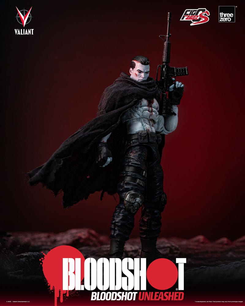 Valiant Comics figurine FigZero S 1/12 Bloodshot Unleashed 15 cm