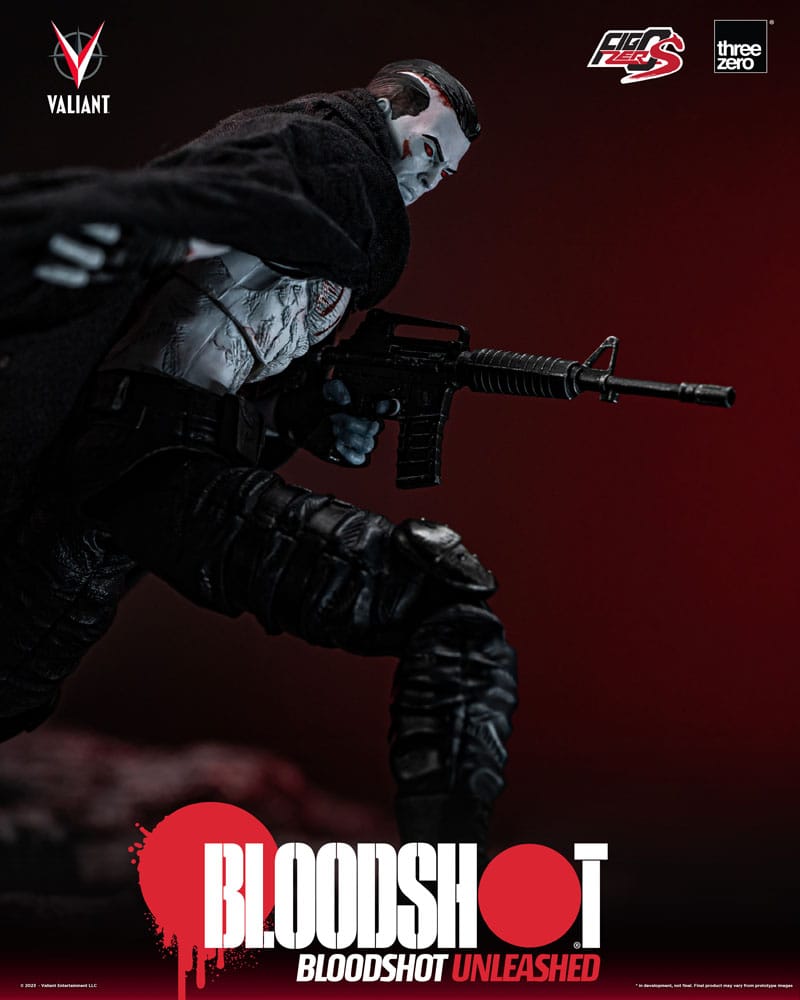 Valiant Comics figurine FigZero S 1/12 Bloodshot Unleashed 15 cm