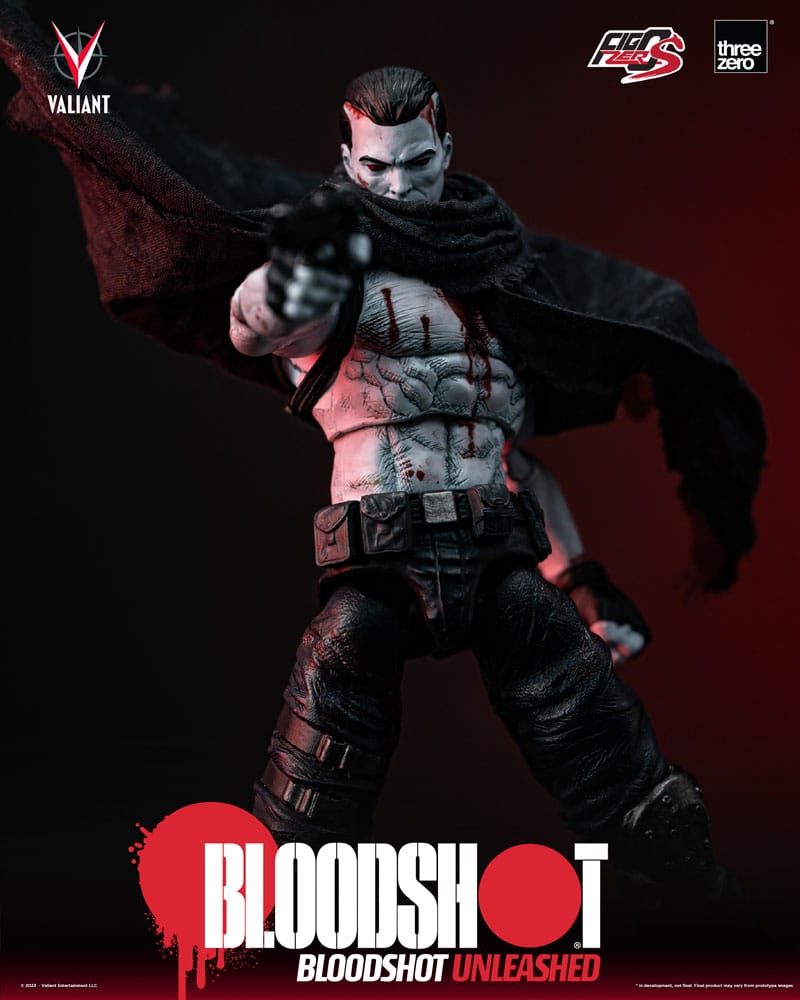 Valiant Comics figurine FigZero S 1/12 Bloodshot Unleashed 15 cm