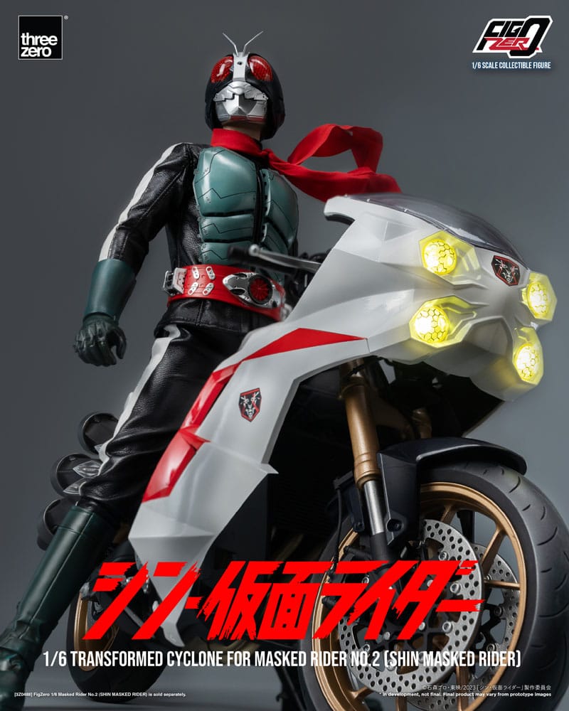 Kamen Rider véhicule FigZero 1/6 Transformed Cyclone for Shin Masked Rider No. 2 35 cm