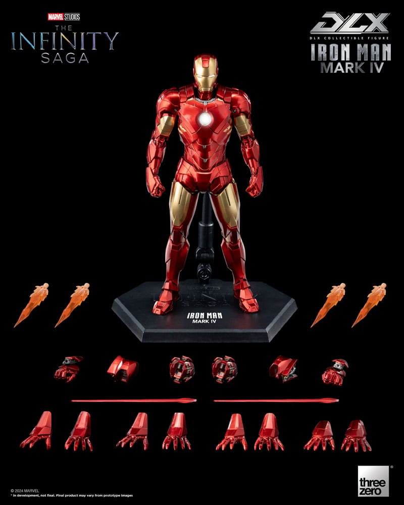 Infinity Saga figurine 1/12 DLX Iron Man Mark 4 17 cm