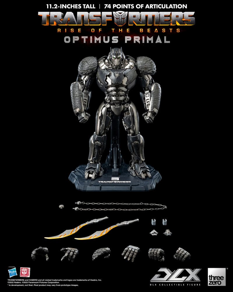 Transformers: Rise of the Beasts figurine 1/6 DLX Optimus Primal 28 cm Action figures Transformers