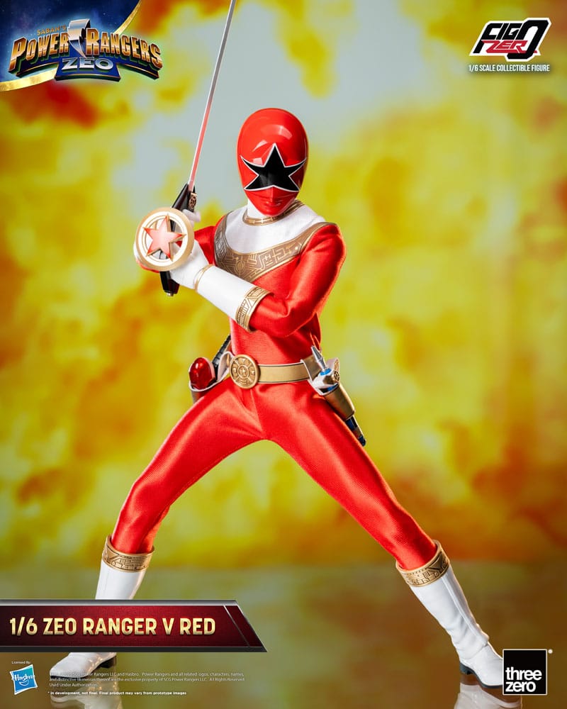 Power Rangers Zeo figurine FigZero 1/6 Ranger V Red 30 cm