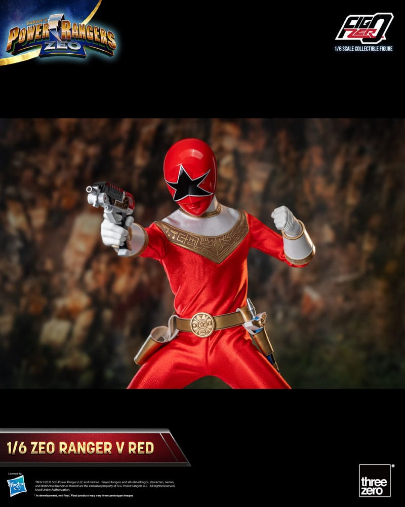Power Rangers Zeo figurine FigZero 1/6 Ranger V Red 30 cm