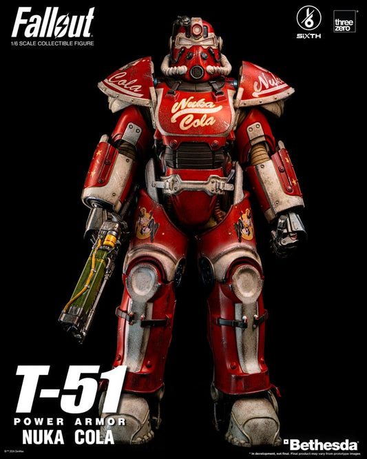Fallout figurine 1/6 T-51 Nuka Cola Power Armor 37 cm