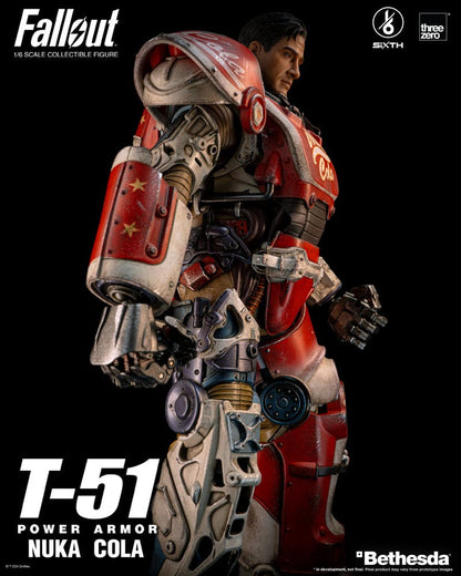 Fallout figurine 1/6 T-51 Nuka Cola Power Armor 37 cm