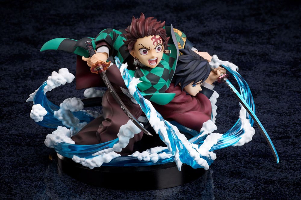 Demon Slayer: Kimetsu no Yaiba statuette PVC Tanjiro & Giyuu 13 cm