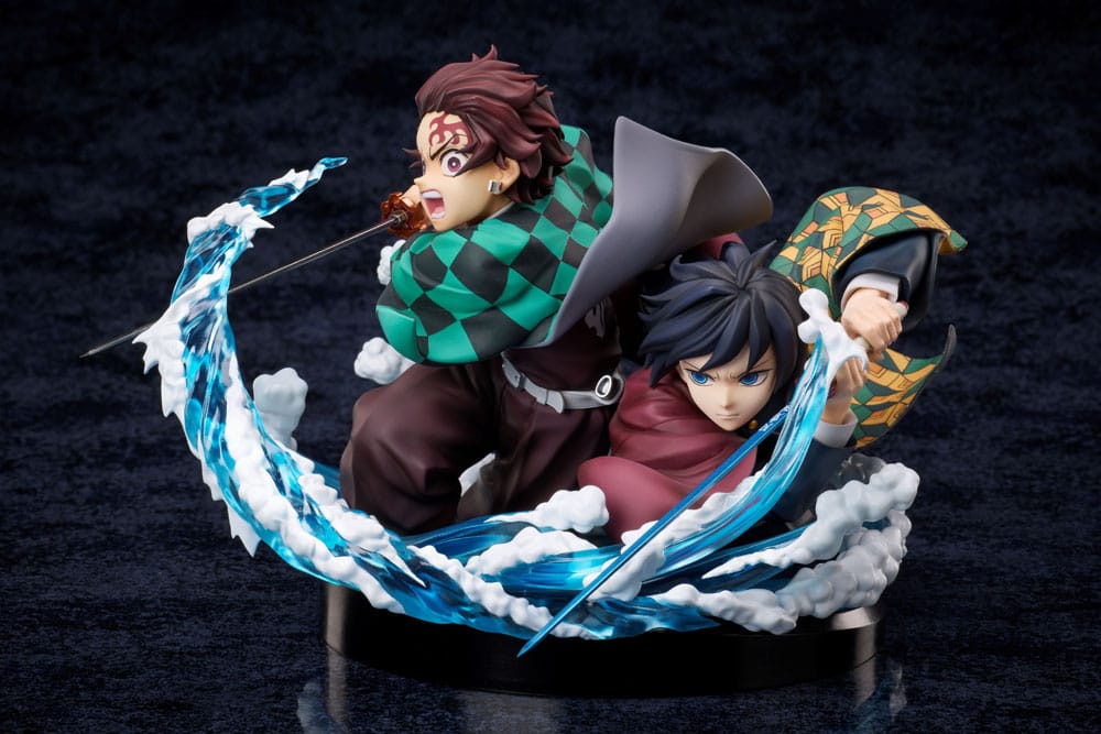 Demon Slayer: Kimetsu no Yaiba statuette PVC Tanjiro & Giyuu 13 cm