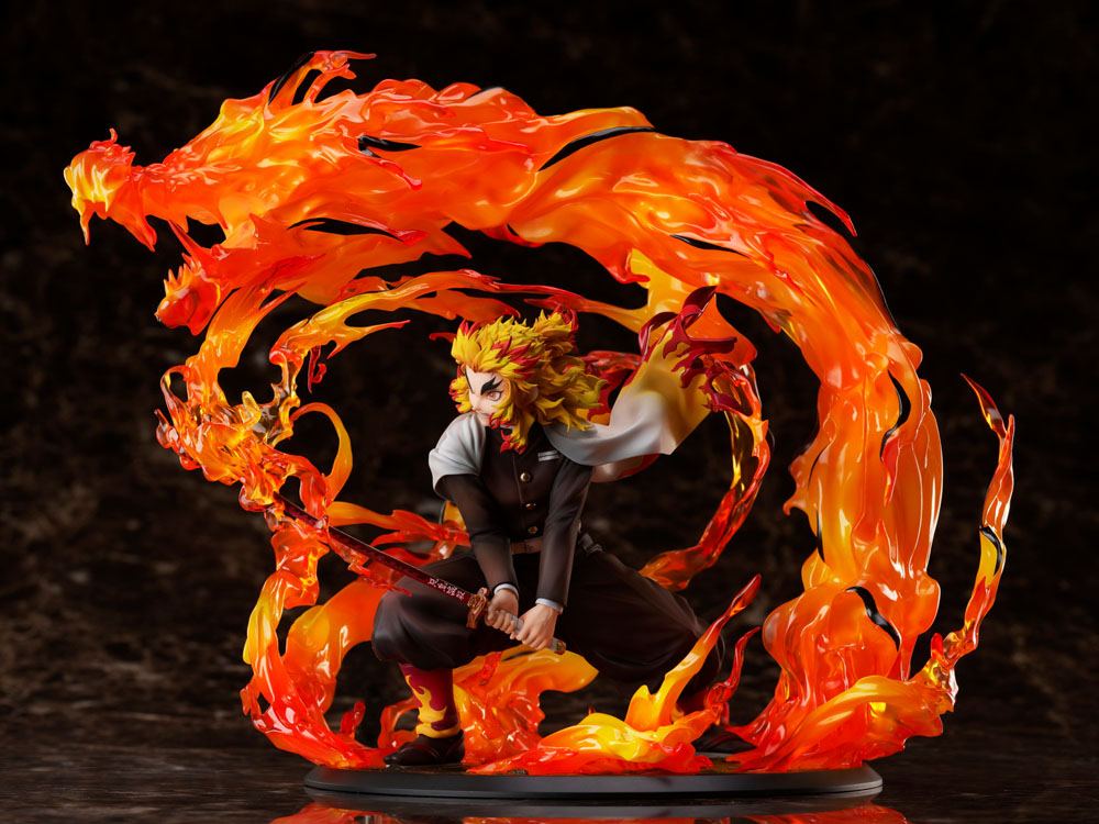 Demon Slayer: Kimetsu no Yaiba : Statuette 1/8 Kyojuro Rengoku 26 cm