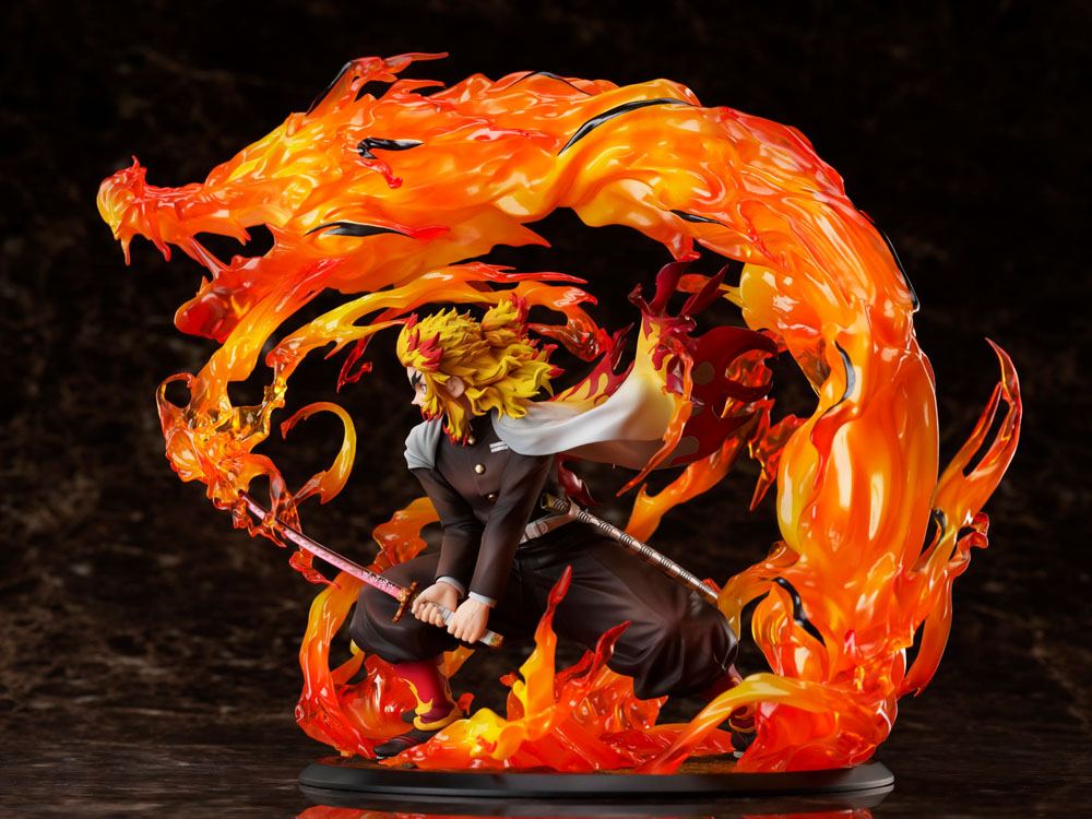Demon Slayer: Kimetsu no Yaiba : Statuette 1/8 Kyojuro Rengoku 26 cm