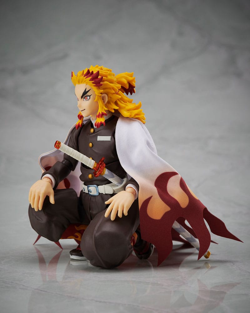 Demon Slayer: Kimetsu no Yaiba : Figurine 1/12 BUZZmod Kyojuro Rengoku 14 cm