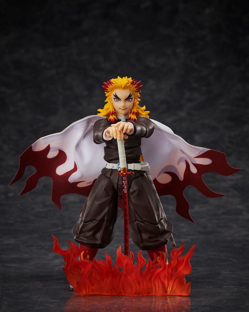 Demon Slayer: Kimetsu no Yaiba : Figurine 1/12 BUZZmod Kyojuro Rengoku 14 cm