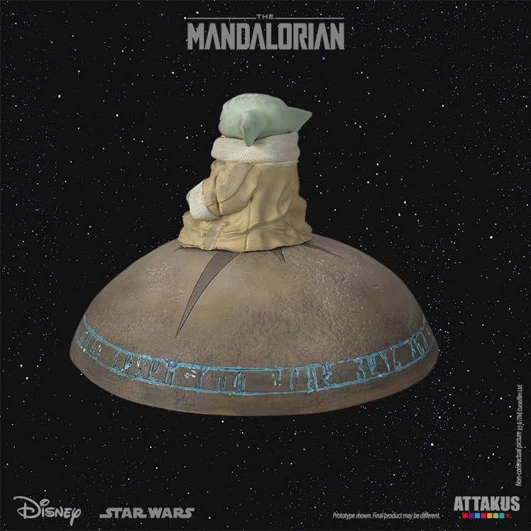 Star Wars: The Mandalorian Classic Collection Statuette 1/5 Grogu Summoning the Force 13 cm