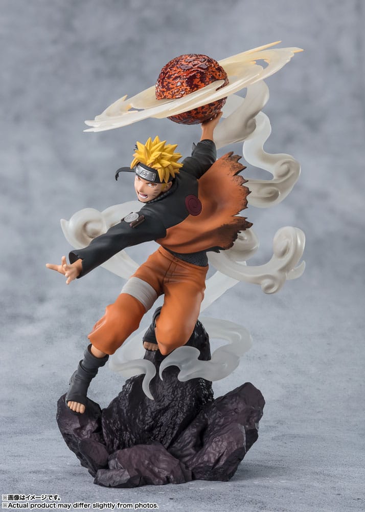 Naruto Shippuden Statuette PVC Figuarts ZERO Extra Battle Naruto Uzumaki-Sage Art: Lava Release Rasenshuriken 24 cm