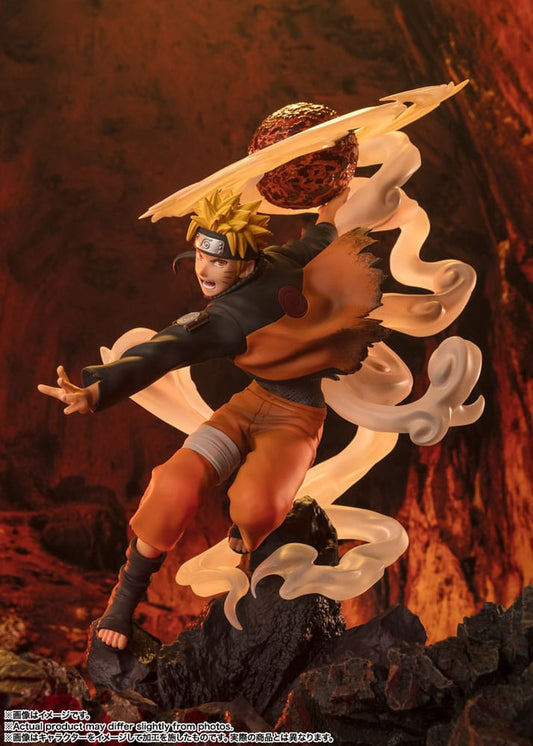 Naruto Shippuden Statuette PVC Figuarts ZERO Extra Battle Naruto Uzumaki-Sage Art: Lava Release Rasenshuriken 24 cm