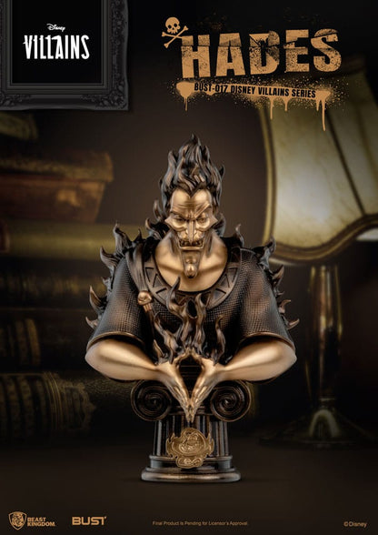 Disney Villains Series : Buste PVC Hades 16 cm