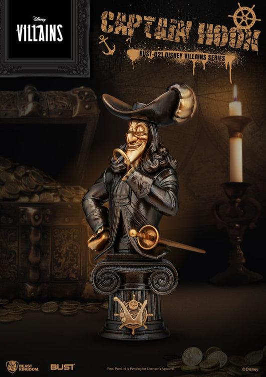 Disney Villains Series buste PVC Captain Hook 16 cm