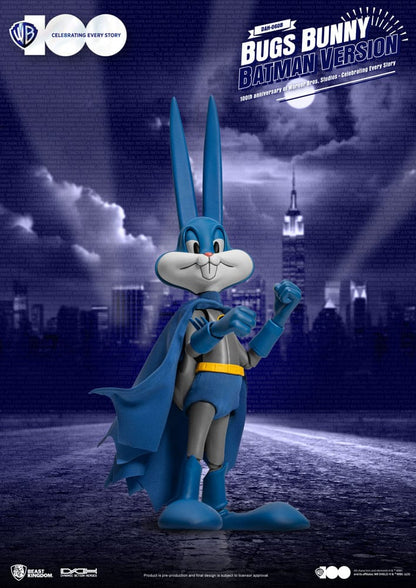 Warner Brothers figurine Dynamic Action Heroes 1/9 100th Anniversary of Warner Bros. Studios Bugs Bunny Batman Ver. 17 cm