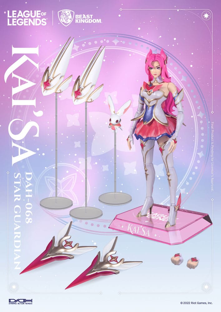 League of Legends : Figurine Dynamic Action Heroes 1/9 Star Guardian Kai'Sa 19 cm