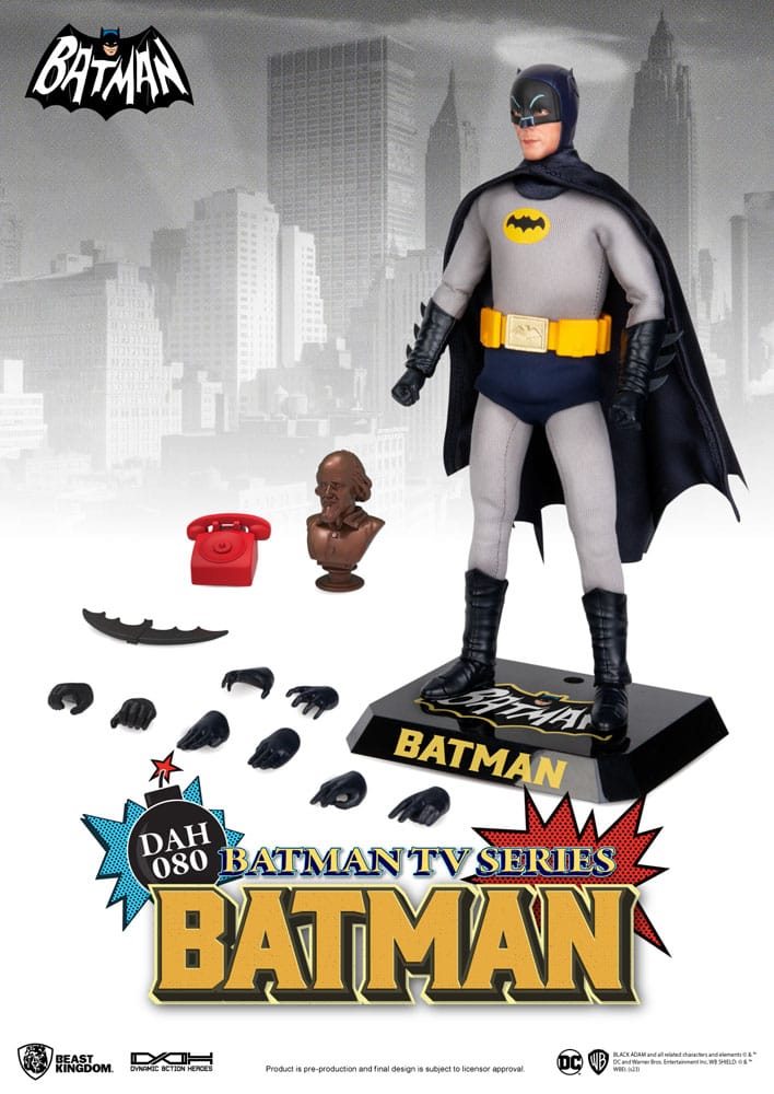 DC Comics figurine Dynamic Action Heroes 1/9 Batman TV Series Batman 24 cm