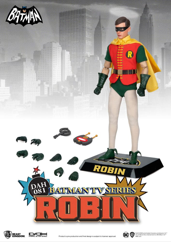 DC Comics figurine Dynamic Action Heroes 1/9 Batman TV Series Robin 24 cm