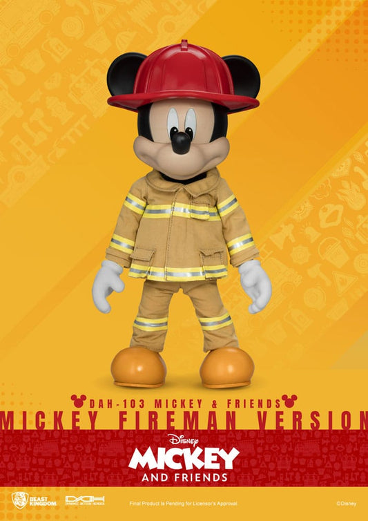 Mickey & Friends figurine Dynamic Action Heroes 1/9 Mickey Fireman Ver. 24 cm