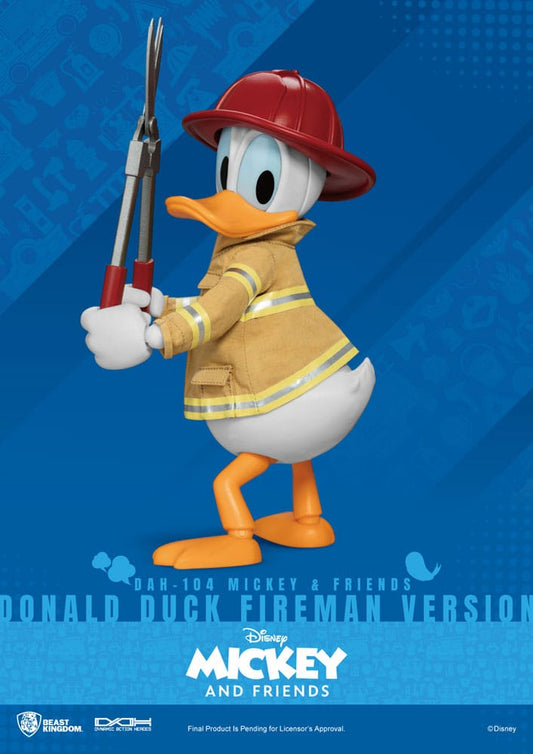 Mickey & Friends figurine Dynamic Action Heroes 1/9 Donald Duck Fireman Ver. 24 cm